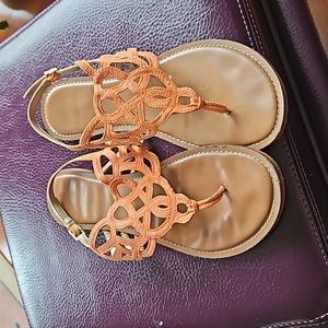Kelly & Katie Orange Sandals